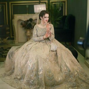 Champagne Gold Embellished Bridal Gown – Rega & Sophisticated