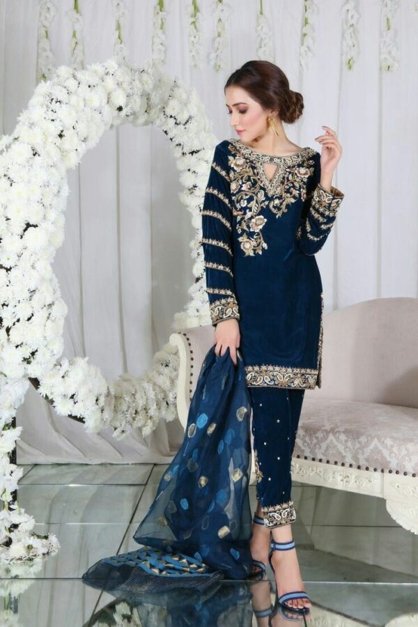 Handcrafted Zari Work Women Online Bridal & Party Wear Dresses