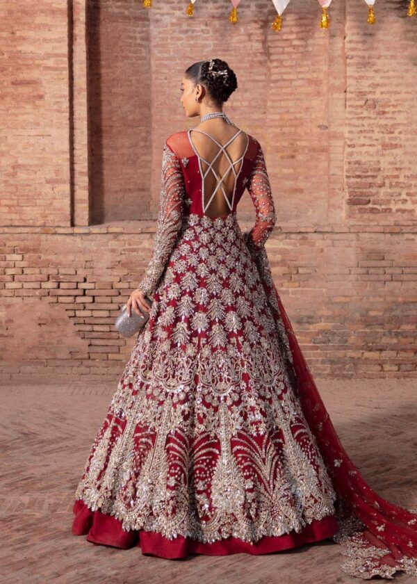 Royal Red & Gold Bridal Lehenga For Woman – A Timeless Masterpiece😍 - Image 3