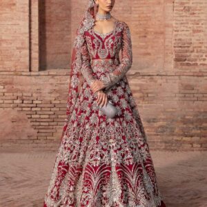 Royal Red & Gold Bridal Lehenga For Woman – A Timeless Masterpiece😍