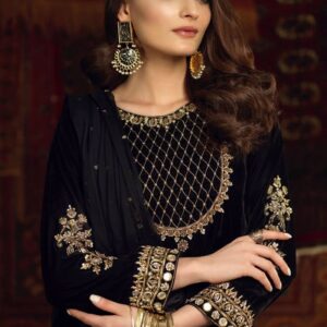 Black Party Shirt__Online with Intricate Hand Zari Work