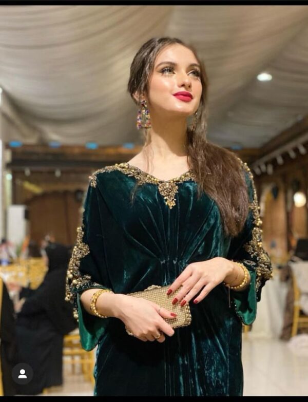 Elegant Woman Party Dresses Online __with Exquisite Hand Zari Work😍 - Image 2