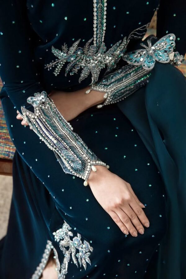 Timeless Formal Dress with Exquisite Hand Zari Work😍 - Image 3
